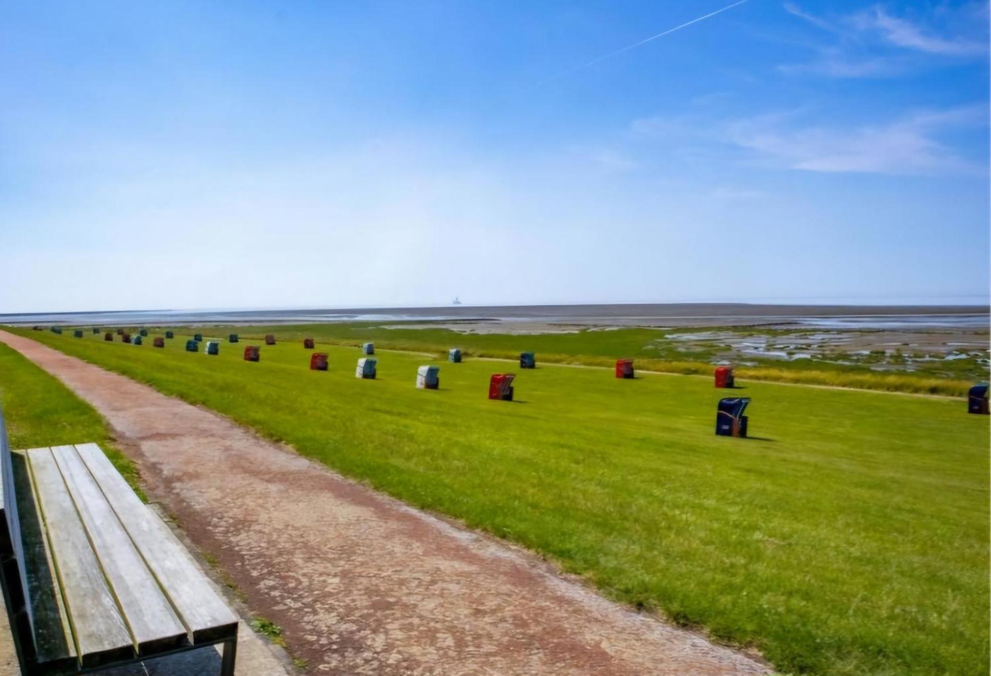 Appartamento Deichperle Friedrichskoog Spitze Esterno foto